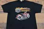 Vintage 1990s Route 66 Motorcycle T-Shirt