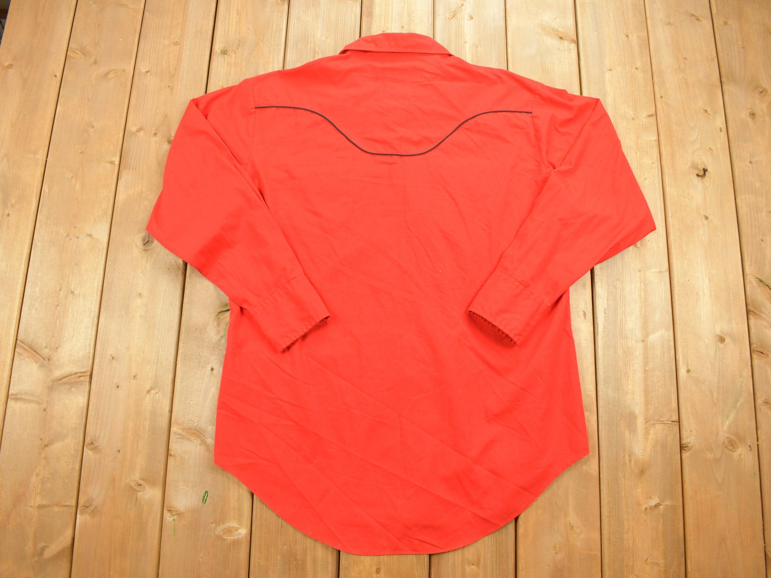 Vintage 1990s Rock Creek Ranch Wester Button Up Shirt