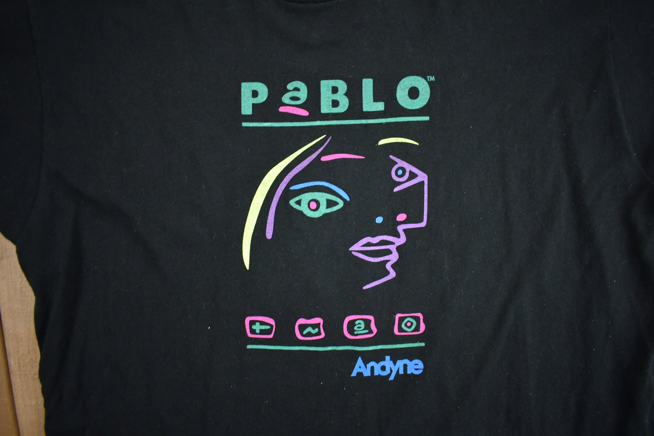Vintage 1990s Pablo Picasso Andye Art Graphic T Shirt