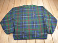 Vintage 1990s Nautica Plaid Fleece Crewneck
