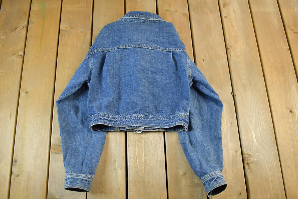 Vintage 1990s Gap Cropped Denim Jean Jacket Women's Medium