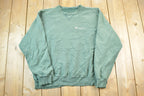 Vintage 1990s Green Champion Distressed Sweatshirt
