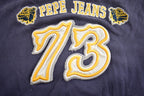 Vintage 1990s Pepe Jeans Embroidered Button Up Baseball Jersey
