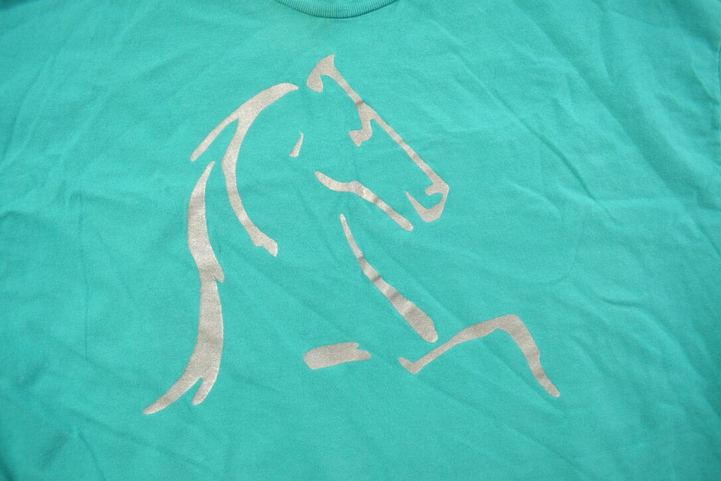 Vintage 1990s Majestic Horse Graphic T Shirt