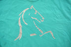 Vintage 1990s Majestic Horse Graphic T Shirt