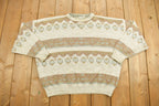Vintage 1990s Abstract Knitted Sweater