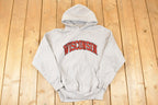 Vintage 1990s Steve & Barry's Wisconsin Embroidered University Hoodie Sweater Men's XS