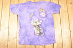 Vintage 1990s Cute Pocket Mouse Souvenir Cat T-Shirt Women's L