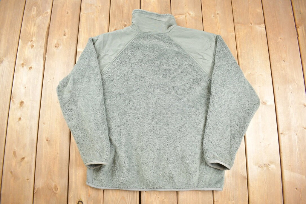 Vintage 1990s Military Cold Weather Fleece Sweater
