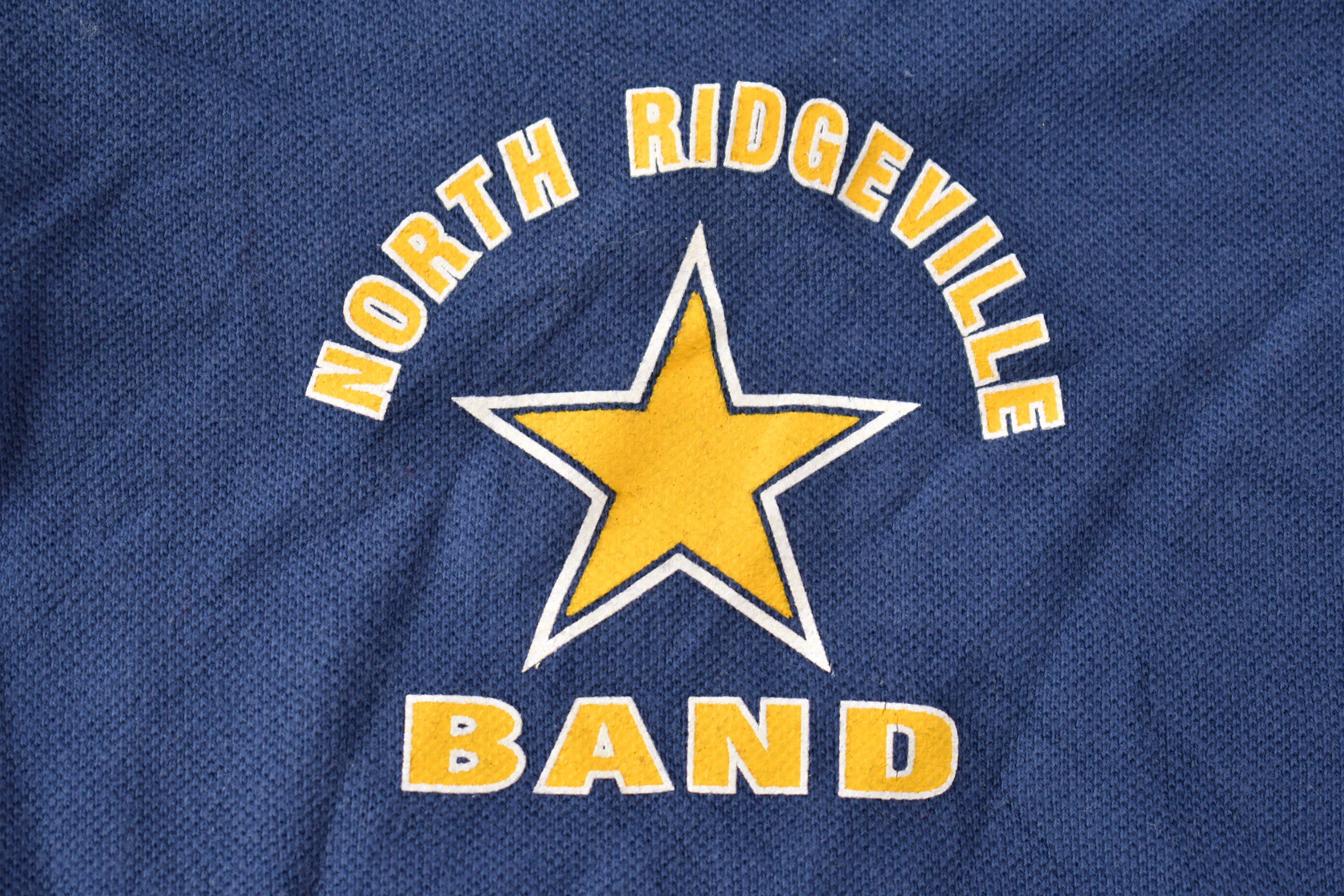 Vintage 1990s North Ridgeville Band Polo T Shirt