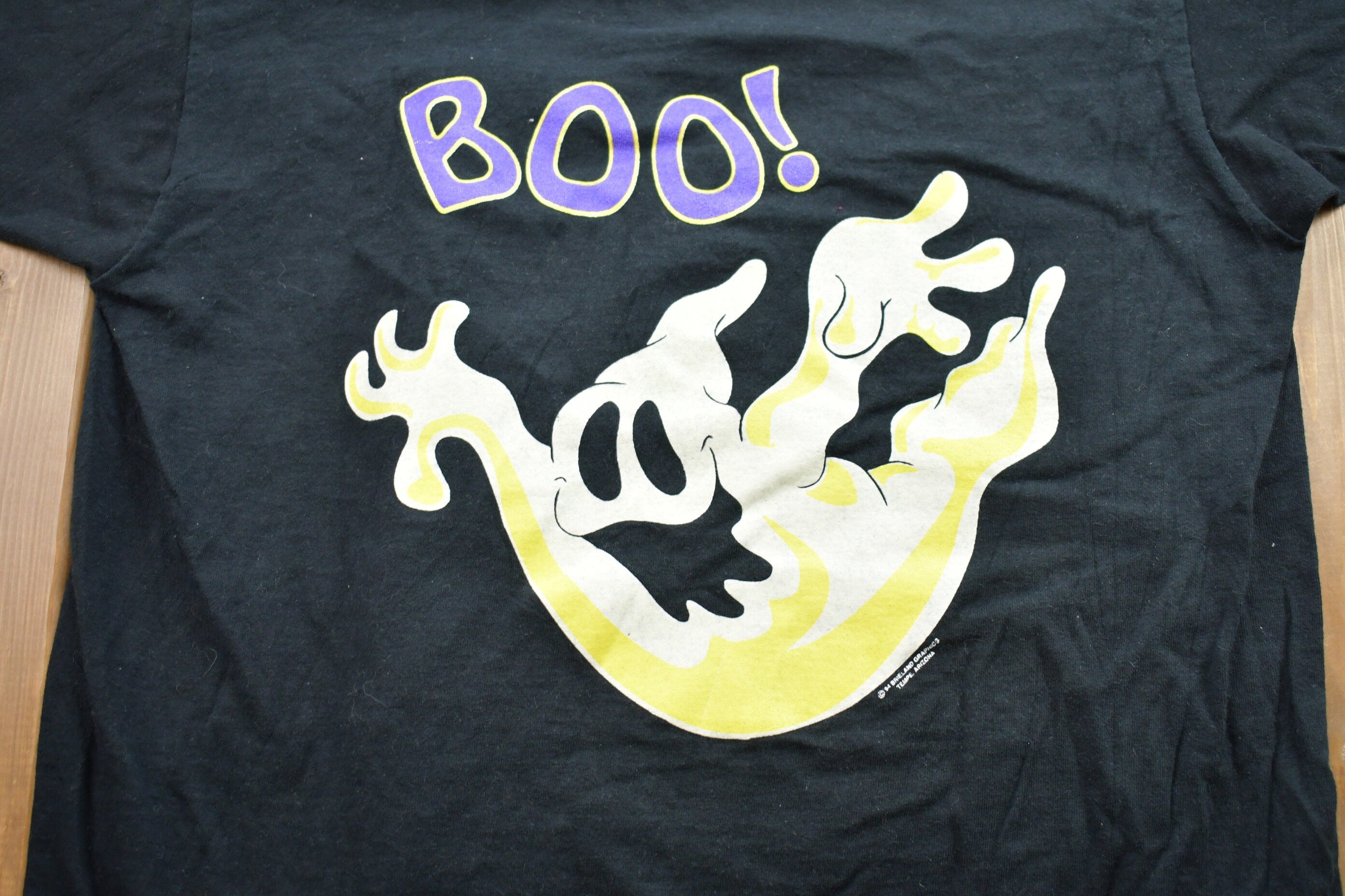 Vintage 1994 Boo! Ghost Graphic T-Shirt