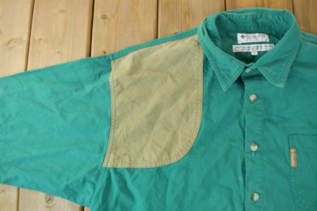 Vintage 1990s Columbia Hunting Button Up Shirt /