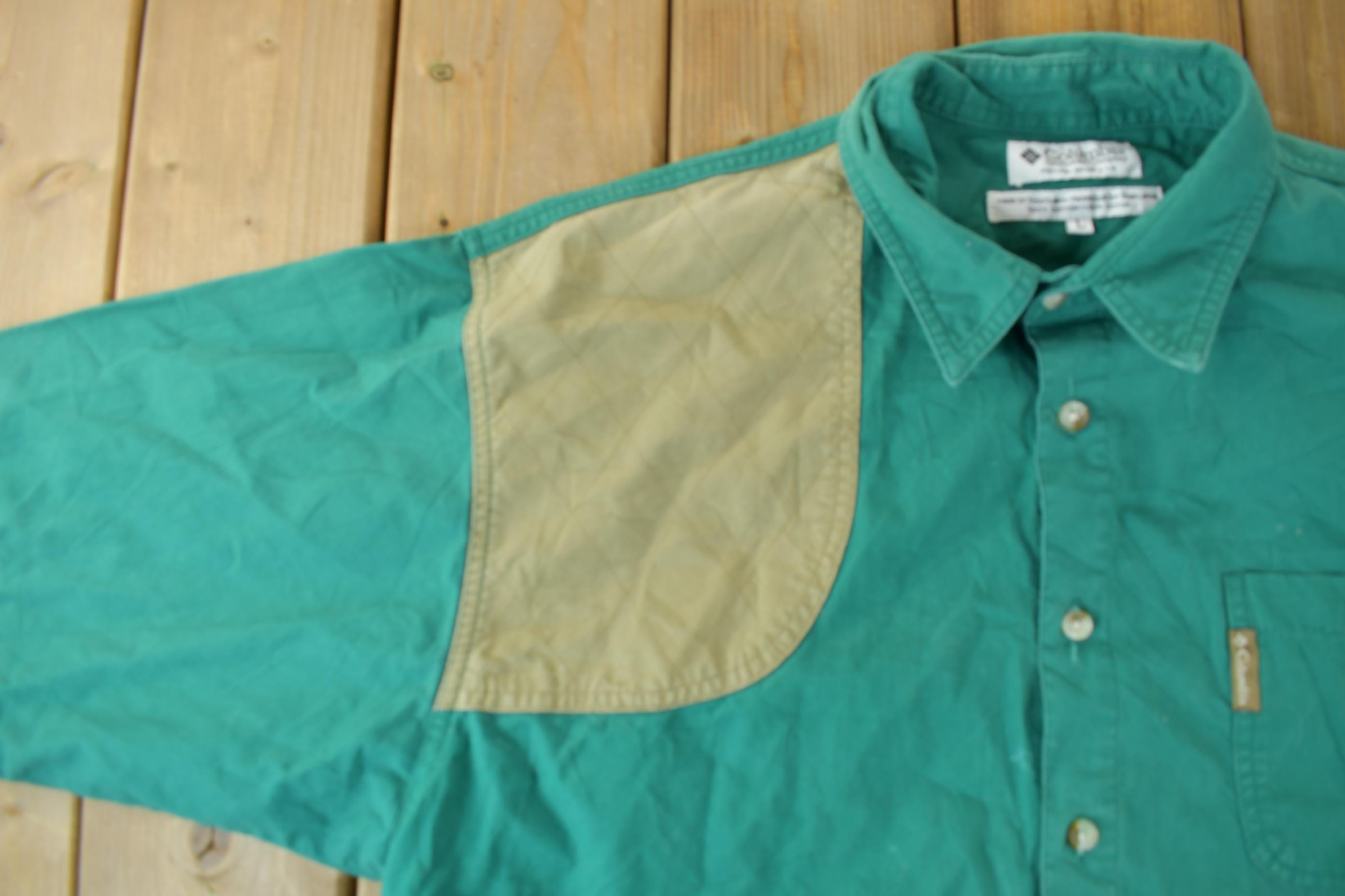 Vintage 1990s Columbia Hunting Button Up Shirt /
