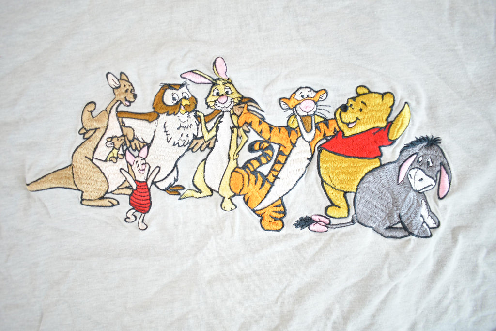 Vintage 1990s Winnie The Pooh And Friends Walt Disney World Graphic T-Shirt