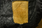 Vintage 1990s Techno Mode Leather Cafe Racer Jacket