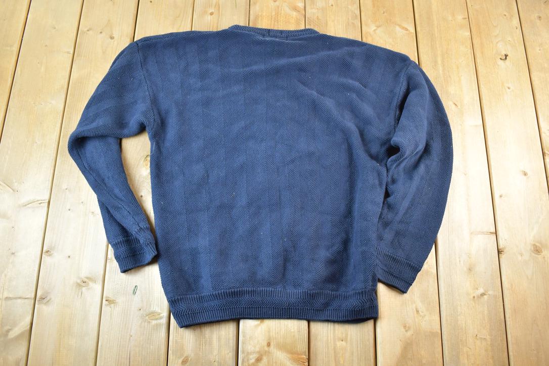 Vintage 1990s Chaps Ralph Lauren Knit Crewneck Sweater Mens M / 90s Crewneck / Preppy Knits