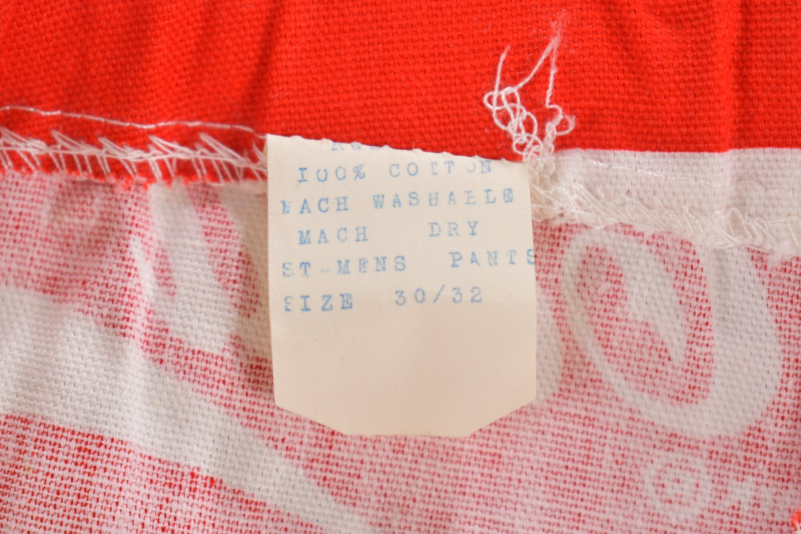 Deadstock Vintage 1970s Coca Cola Flared Trousers Size 32 x 31.5
