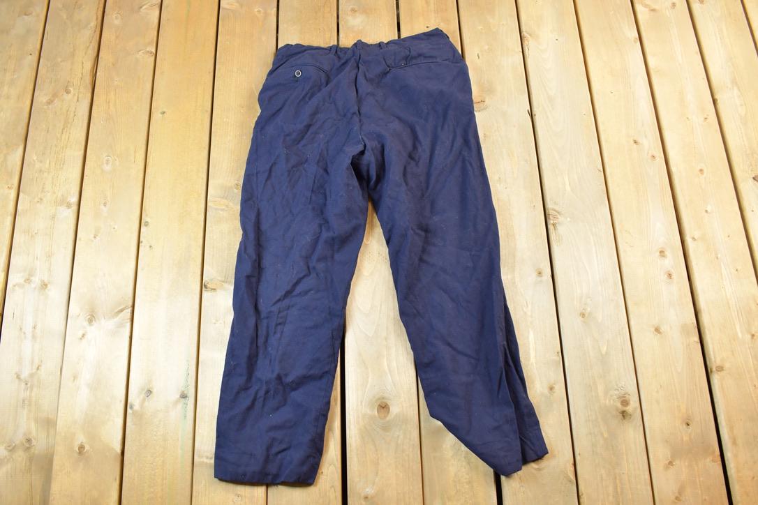 Vintage 1980s Navy Work Pants