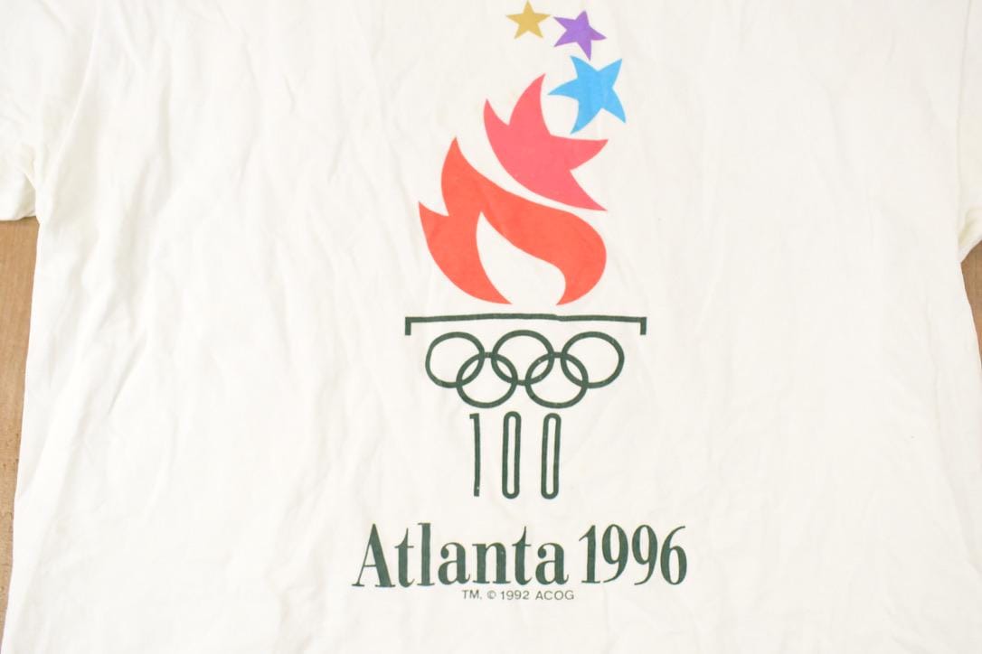 Vintage 1996 Champion Atlanta Olympics Collegiate T-Shirt Men's M