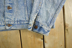 Vintage 1980s Levis Denim Trucker Jean Jacket Men's Medium