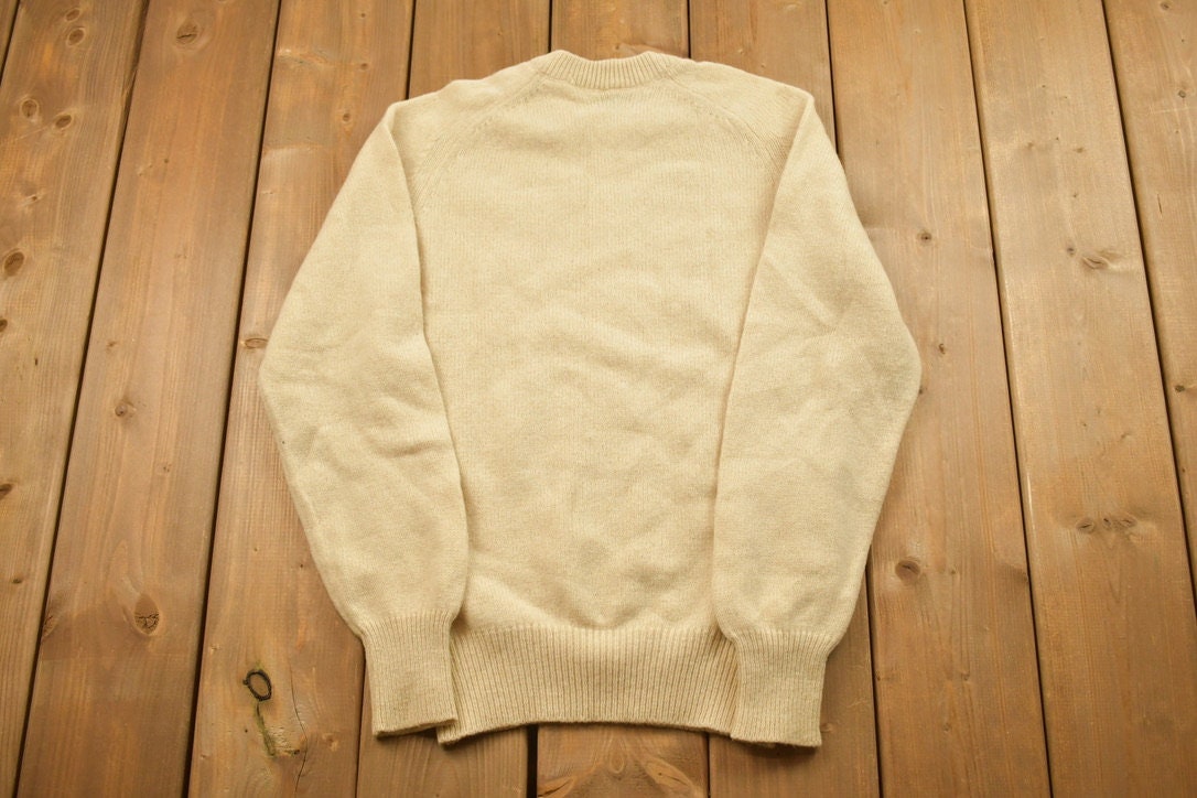 Vintage 1990s Knitted Crewneck Sweater