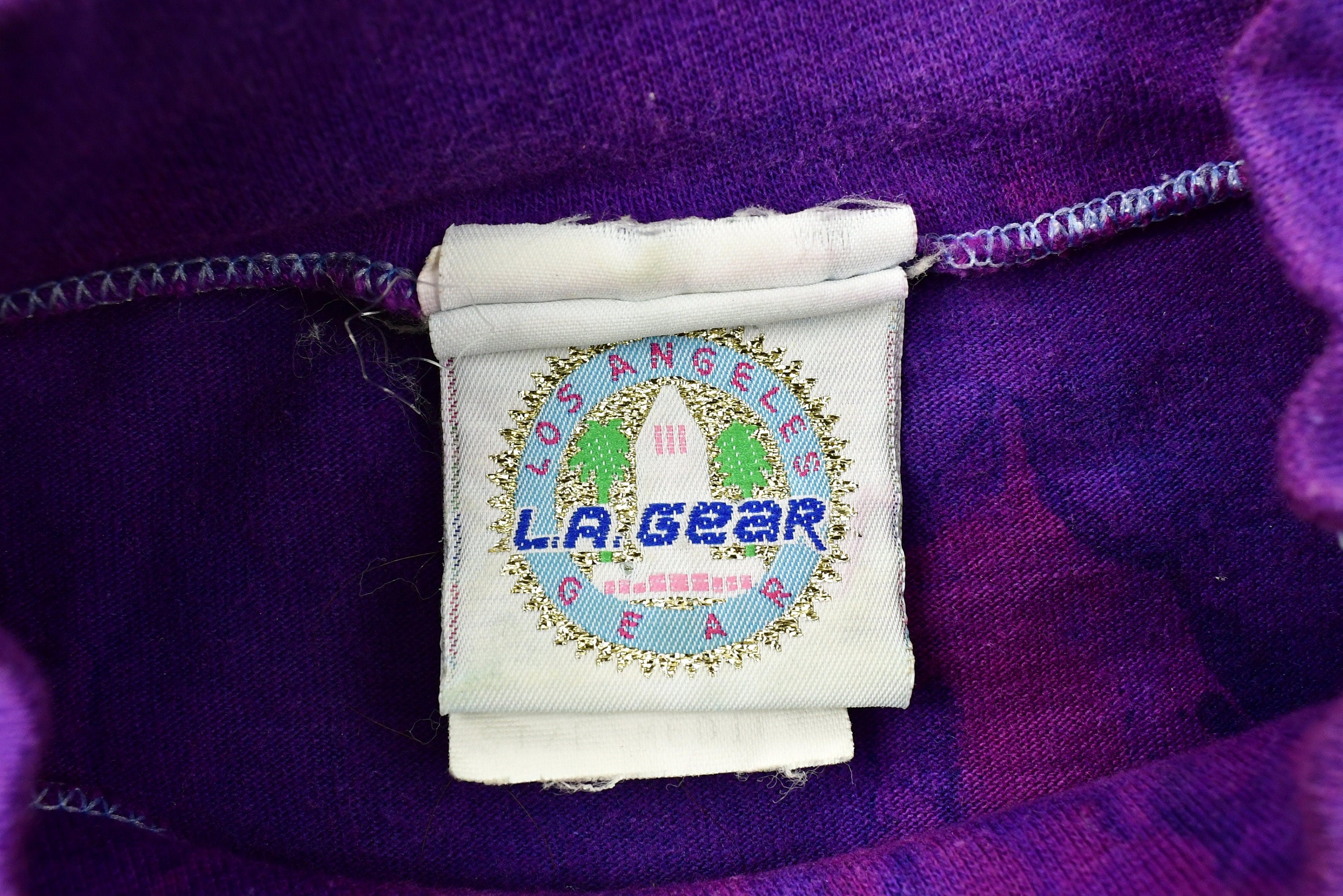 Vintage 90's LA Gear Long Sleeve Tie Dye T-Shirt