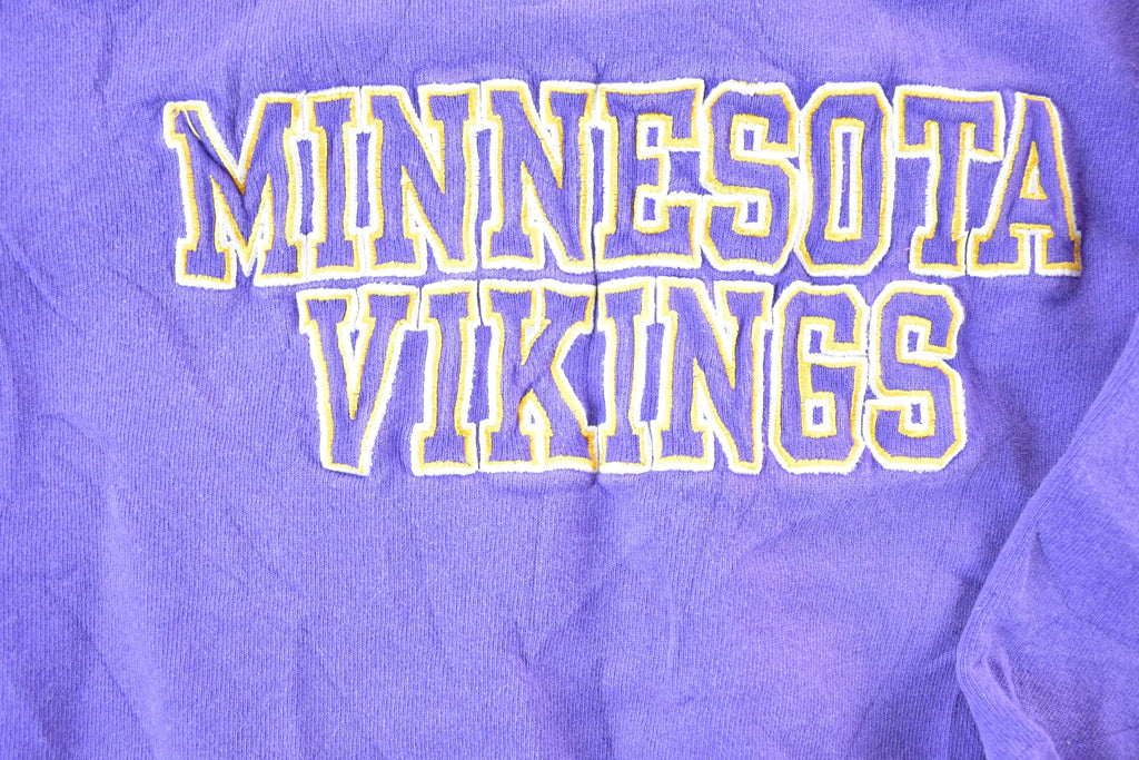Vintage 1990s Champion Minnesota Vikings NFL Crewneck Sweatshirt Mens L