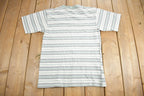 Vintage 1990s Converse All Star Embroidered Striped T Shirt