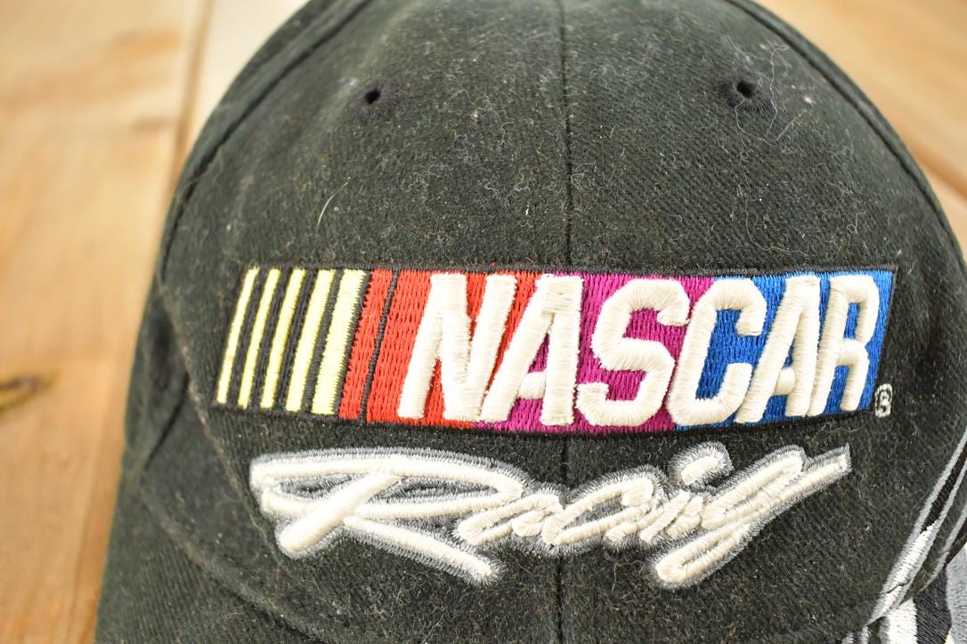 Vintage 1990s Napa Racing Snapback Hat / 90's Embroidered Drag Racing Nascar Autographs Cap