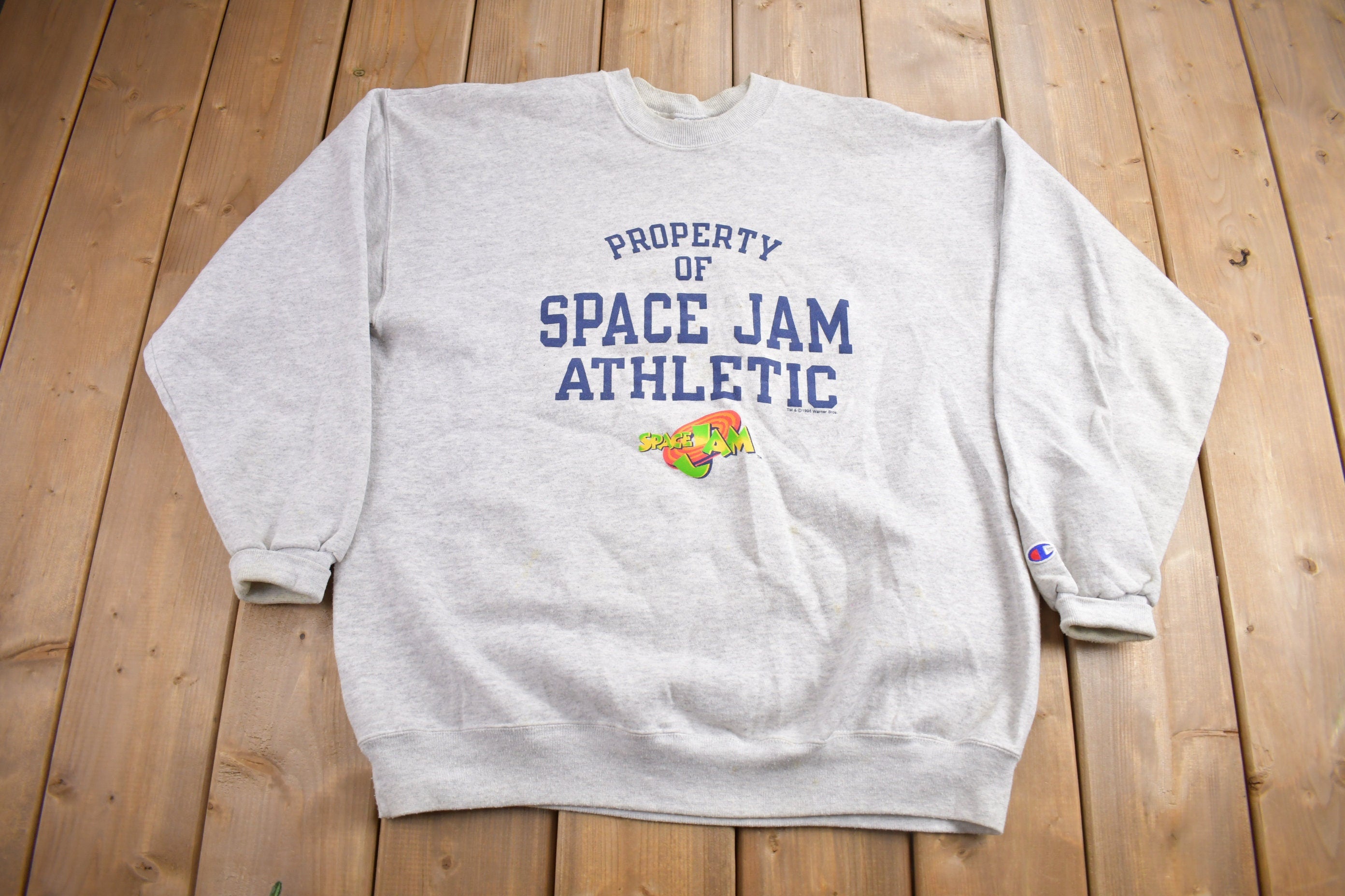 Vintage 1996 Space Jam Athletic Champion Sweatshirt