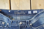 Vintage Y2K Miss Me Bedazzled Low Rise Jeans Size 26x31