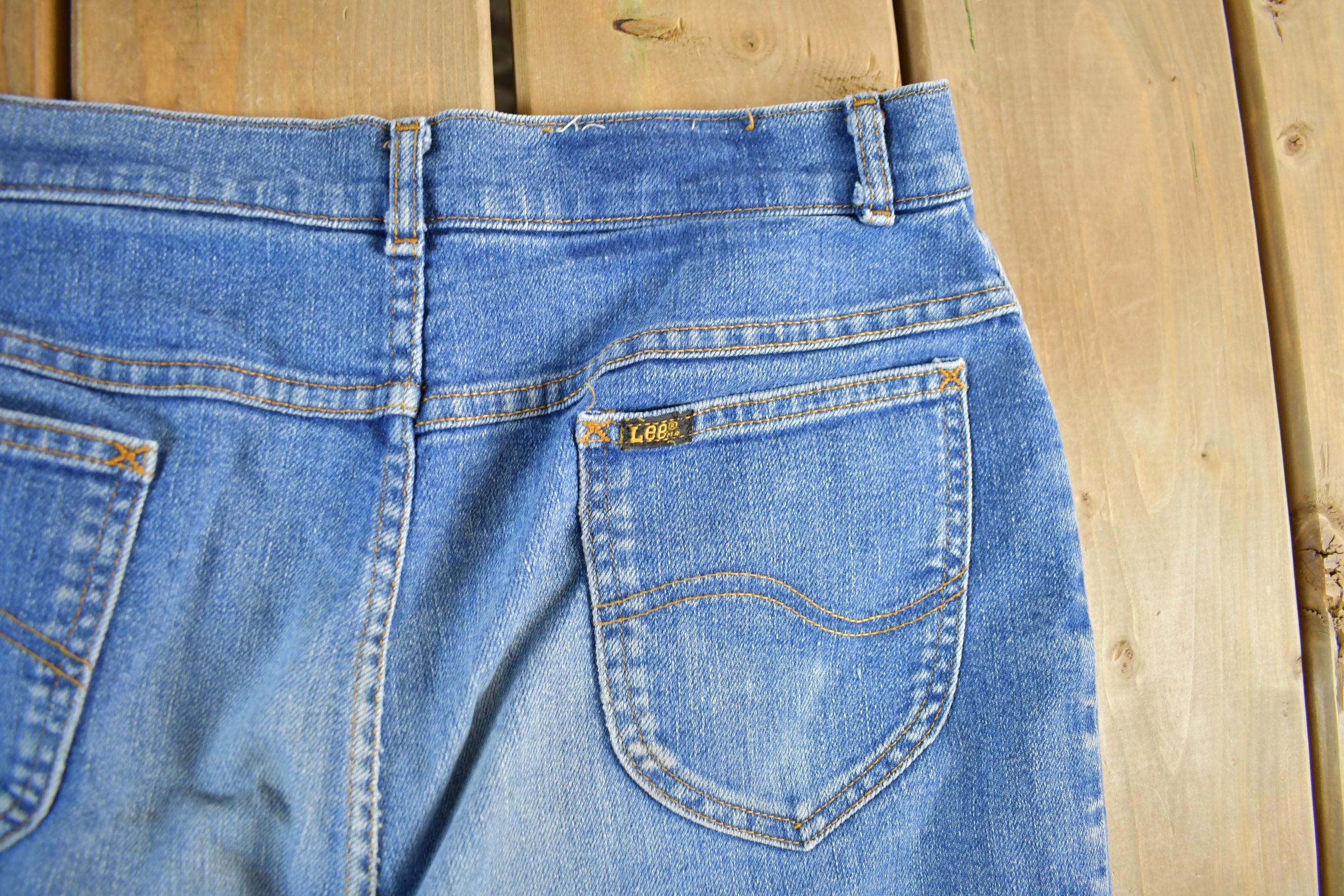 Vintage 1970s Lee Distressed Denim Jeans Men's 29 x 26