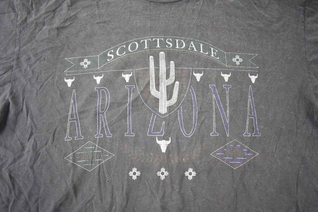 Vintage 1990s Scottsdale Arizona Souvenir Travel T Shirt Made In USA