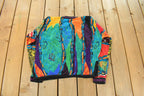 Vintage 1990s Coogi Quarter Zip 3D Knit Abstract Crewneck Sweater Women's S