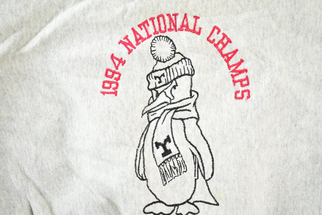 Vintage 1994 Youngstown Ohio National Champs Large Print Collegiate Crewneck Sweatshirt Men's L