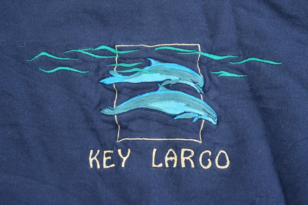 Vintage 1990s Key Largo Dolphins Crewneck Sweatshirt