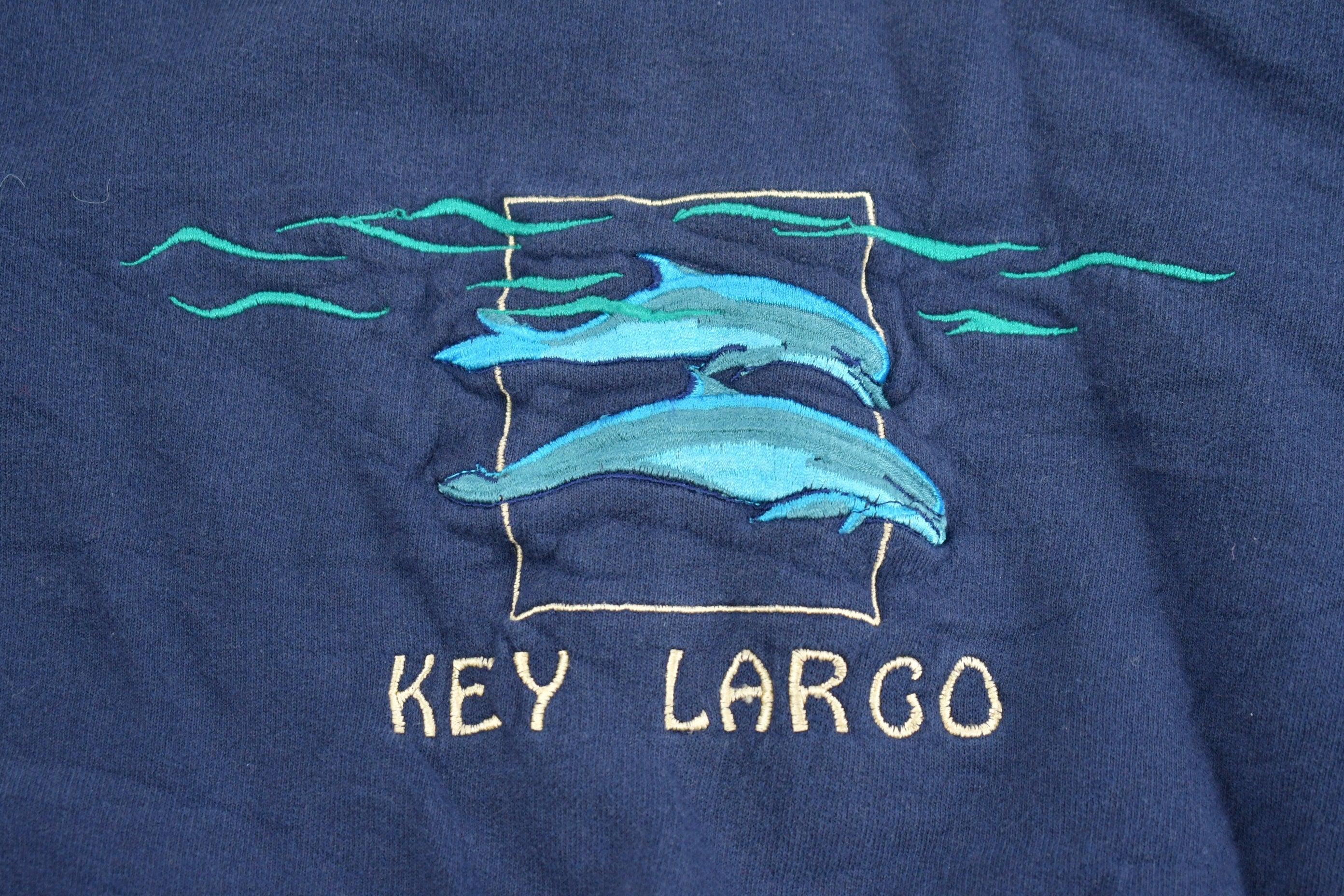Vintage 1990s Key Largo Dolphins Crewneck Sweatshirt