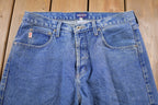 Vintage 1990's Guess Jeans Blue Denim Pants 32 x 34