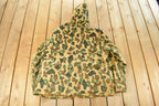 Vintage 1970s Duck Camo Canvas Hunting Jacket Men's XL