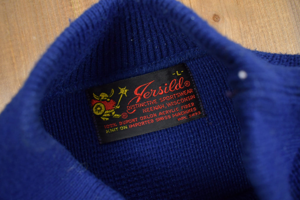 Vintage 1970s Knit Mockneck Sweater