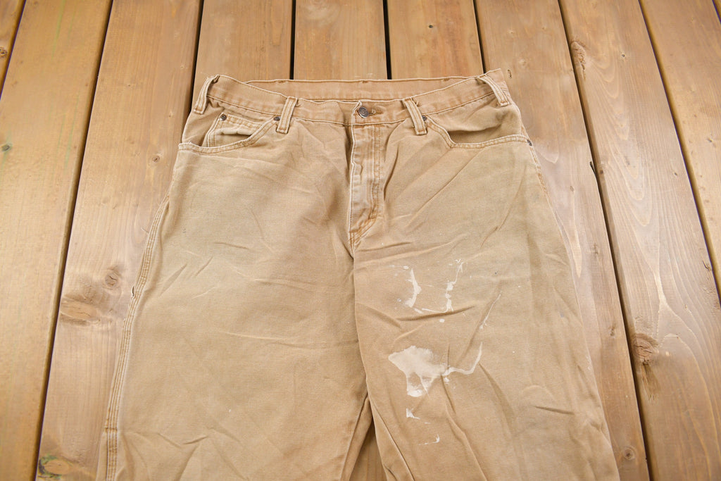 Vintage 1990's Dickies Painter Pants 33 x 30  American Vintage  Work Pants  Distressed Vintage  Streetwear Fashion  Vintage Pants