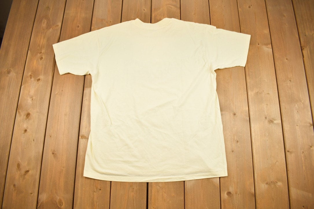 Vintage 1990s Crop Walking Graphic T Shirt