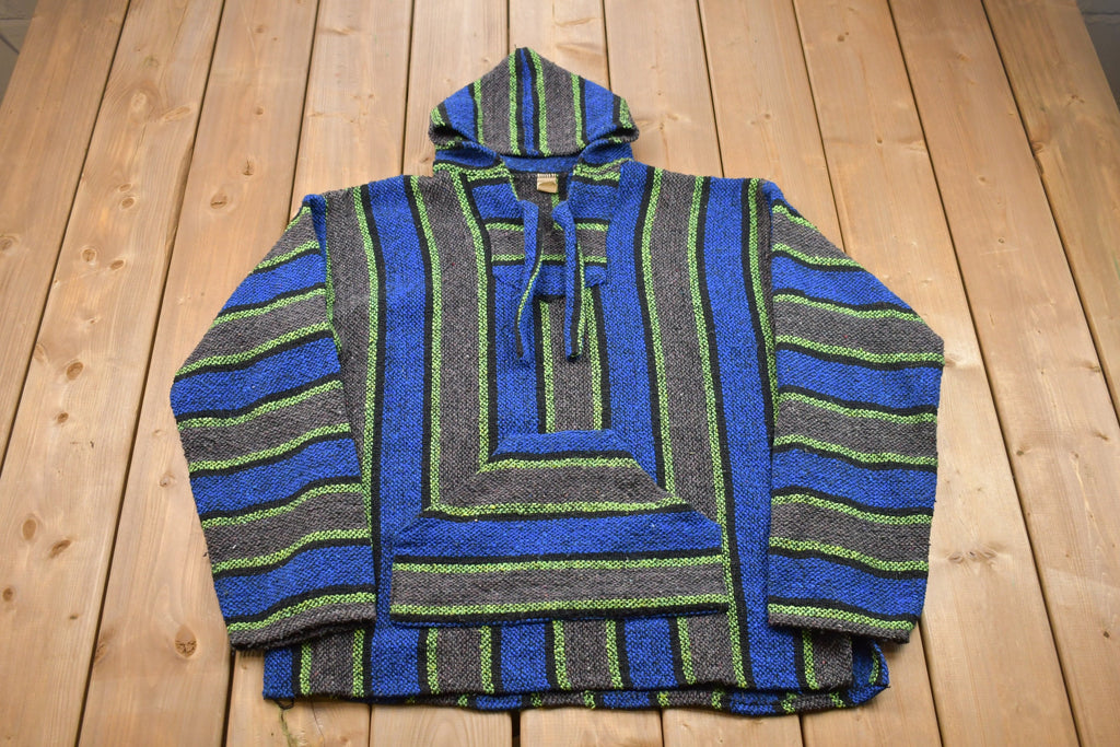 Vintage 1990s Mexican Blanket Hoodie