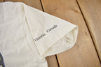 Vintage 1990s Grizzly Bear Victoria Canada Single Stitch Graphic T-Shirt Made In Canada