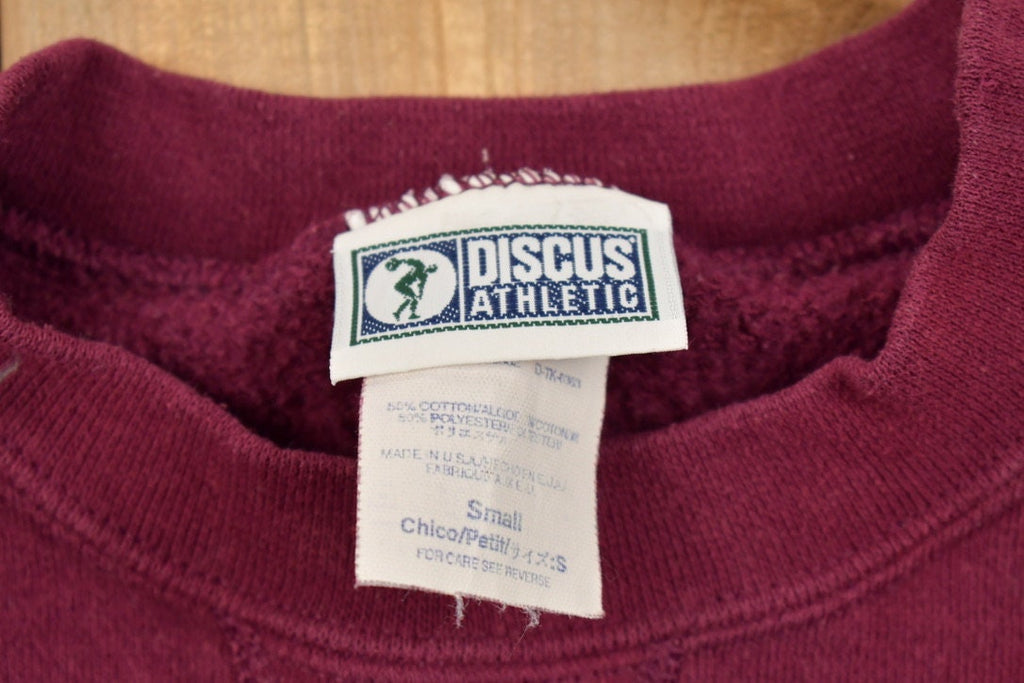 Vintage 1990s Discus Athletic Blank Crewneck Sweatshirt  90s Crewneck  Made In USA  Essential  Streetwear  90s Blank