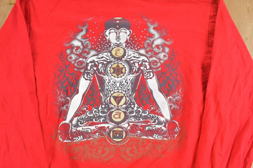 Vintage 1990s Unique Tag Tattoo Shop Graphic Long Sleeve T-Shirt  Vintage T Shirt  Streetwear  Graphic Tee  Single Stitch