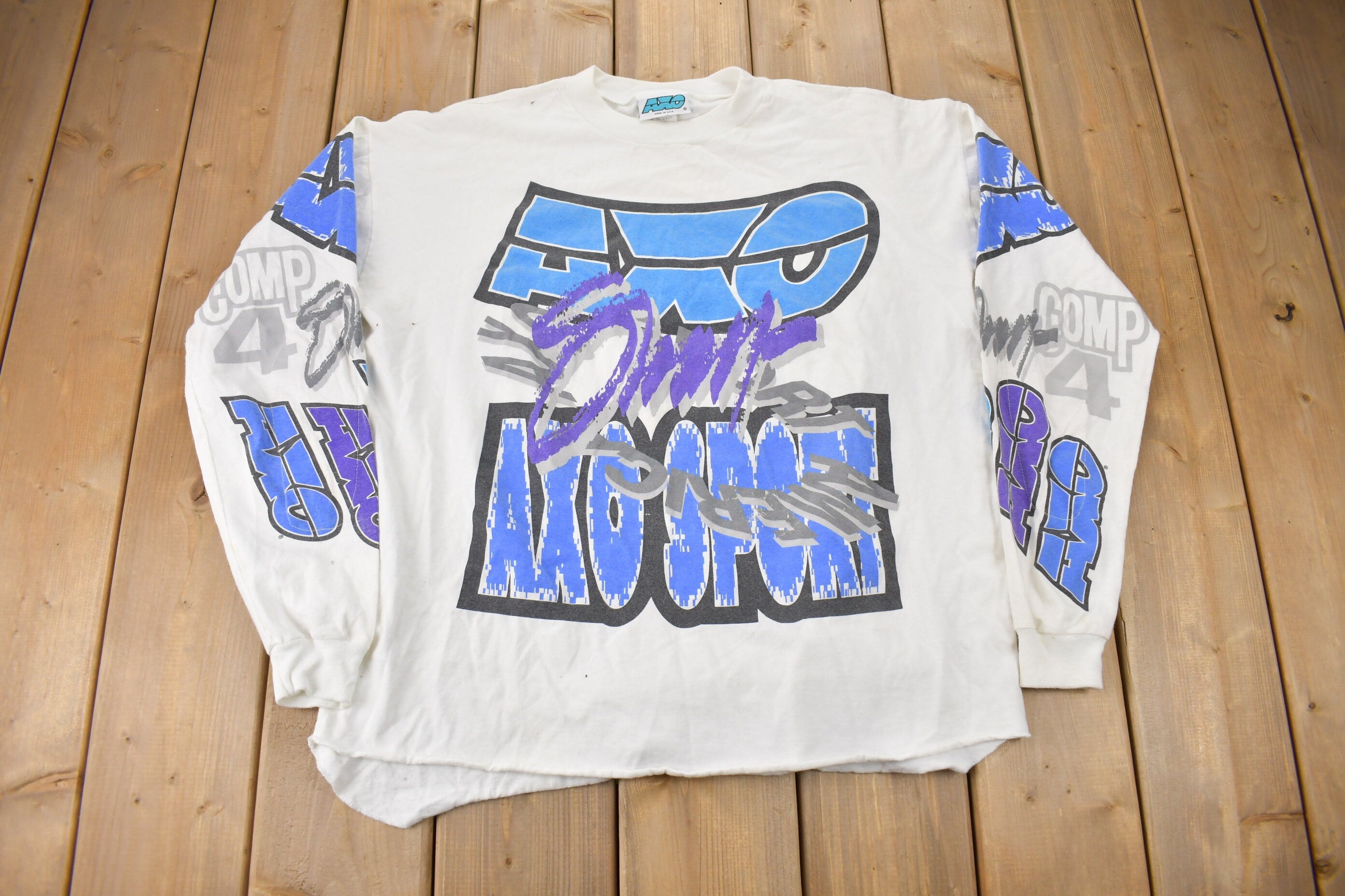 Vintage 1990s AXO SPORT Motocross Graphic T Shirt