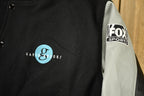 Vintage 1990s FOX NFL Sunday Garth Brooks Leather Varsity Jacket