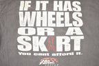 Vintage 1990s No Fear Racing Souvenir Travel T-Shirt Men's L