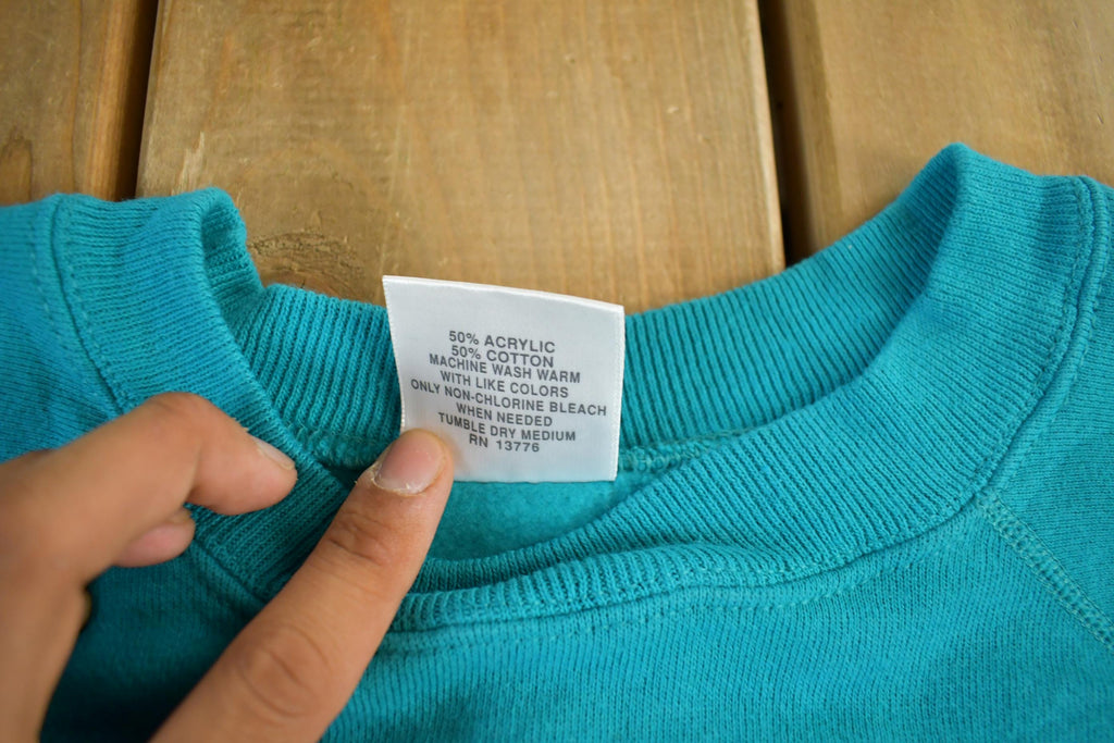 Vintage 1980s Hanes Her Way Raglan Crewneck Sweatshirt Women's 2XL